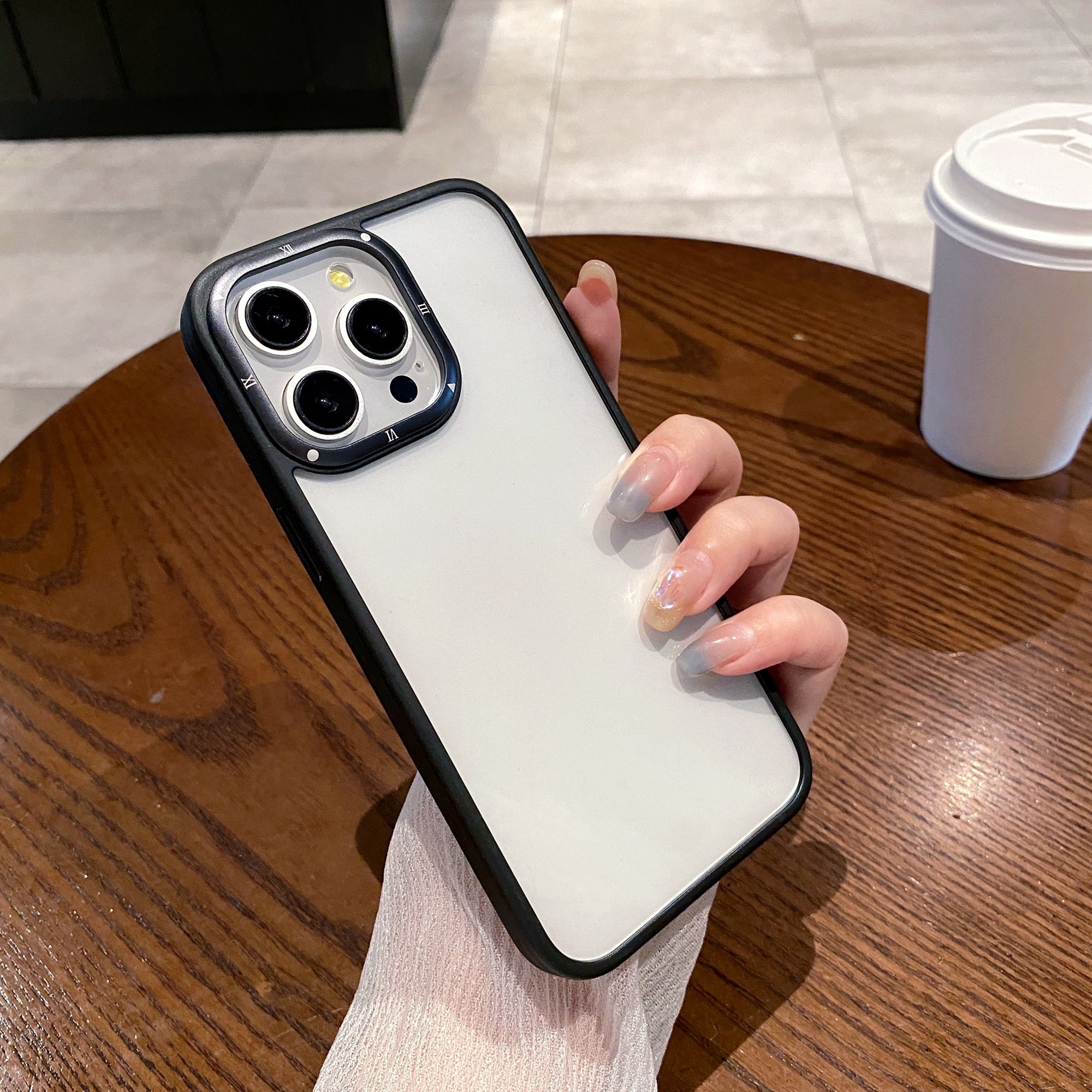 For iPhone 14 Pro Max Case PC+TPU Phone Cover with Metal Lens Frame For iPhone 14 Pro Max Case PC+TPU Phone Cover with Metal Lens Frame